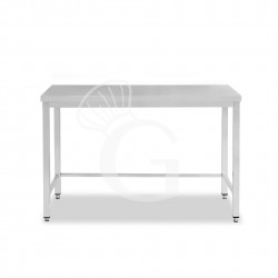 Mesa de acero inoxidable L 1300 mm x P 700 mm x A 850 mm