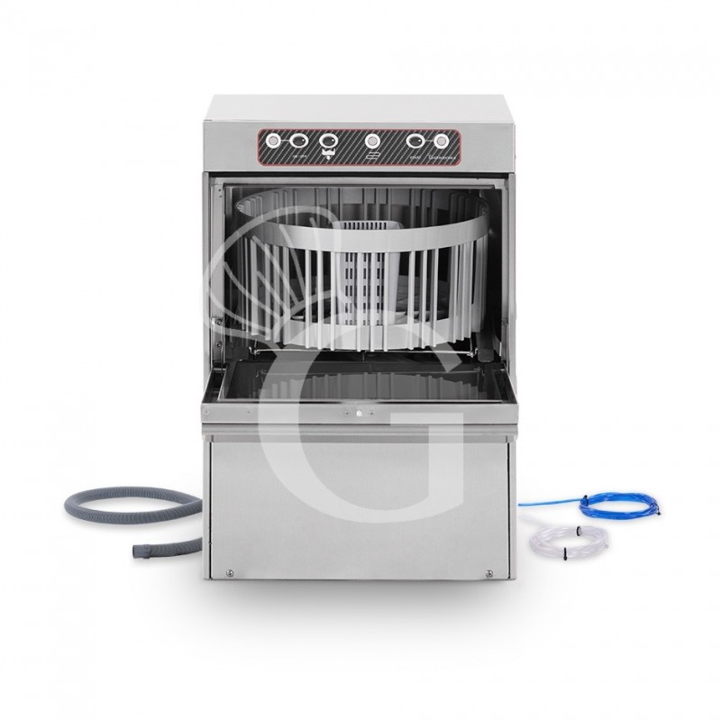 Lavavasos electromecánico con cesta de Ø 350mm, altura de 200 mm