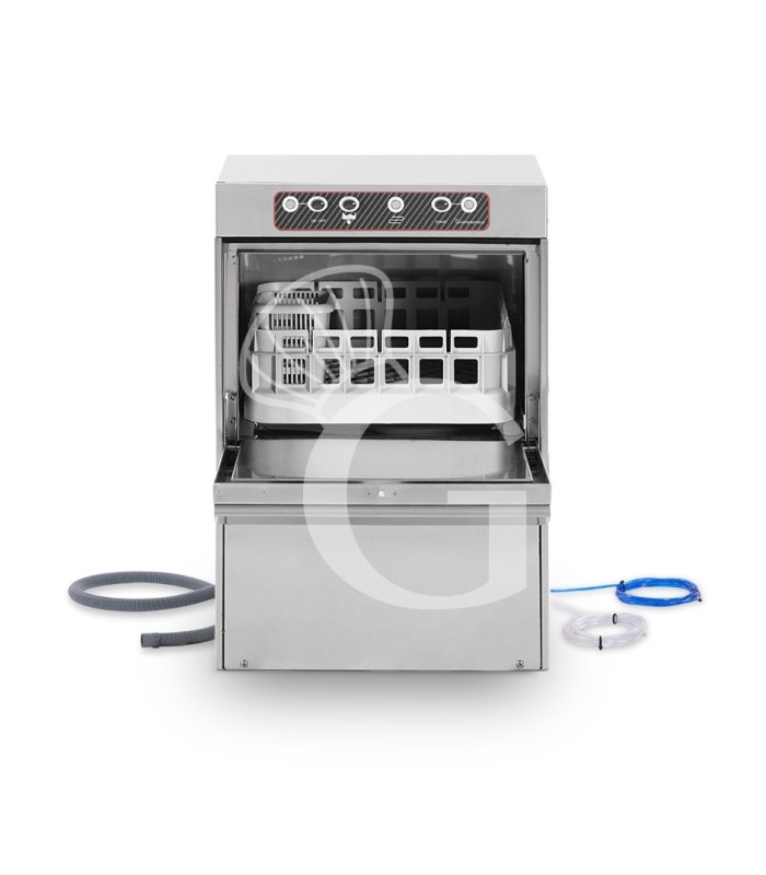 Lavavasos electromecánico con cesta de 400X400mm, altura de 270 mm