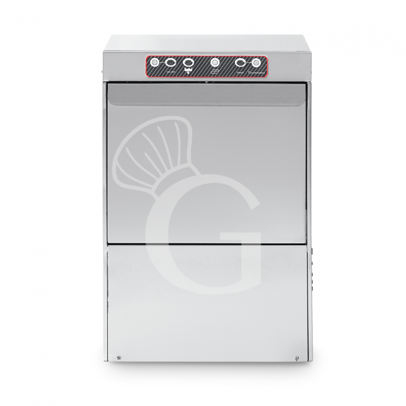 Lavavasos electromecánico con cesta de Ø400mm, altura de 265 mm