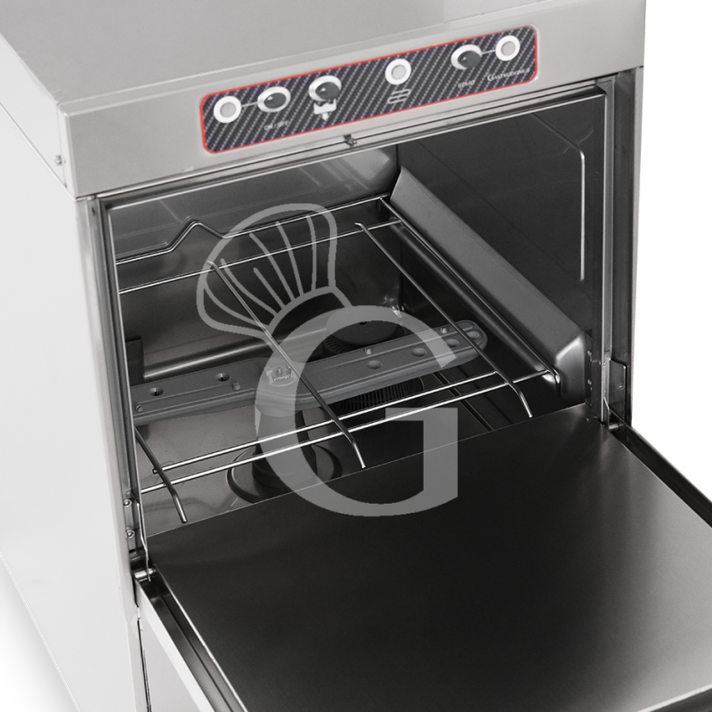 Lavavasos electromecánico con cesta de Ø400mm, altura de 265 mm