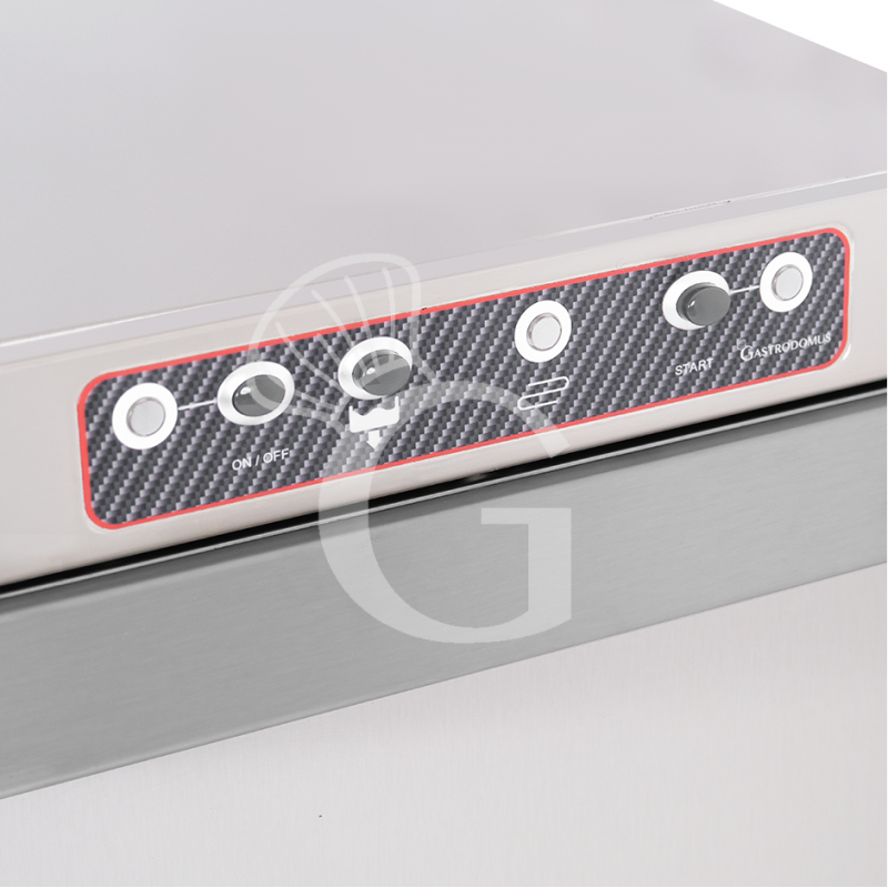 Lavavasos electromecánico monofásico cesta Ø400xA265mm, dosificador detergente/abrillantador, bomba de desagüe - doble pared