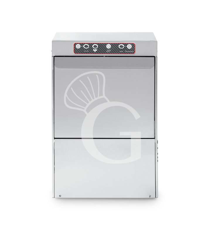 Lavavasos electromecánico con cesta de 400X400mm, altura de 270 mm