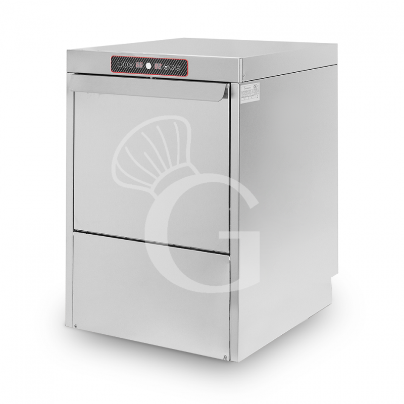 Lavavajillas electrónico con cesta cuadrada 500 mm x 500 mm, altura útil 360 mm
