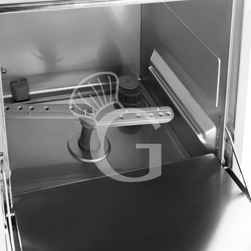 Lavavajillas electrónico con cesta cuadrada 500 mm x 500 mm, altura útil 360 mm