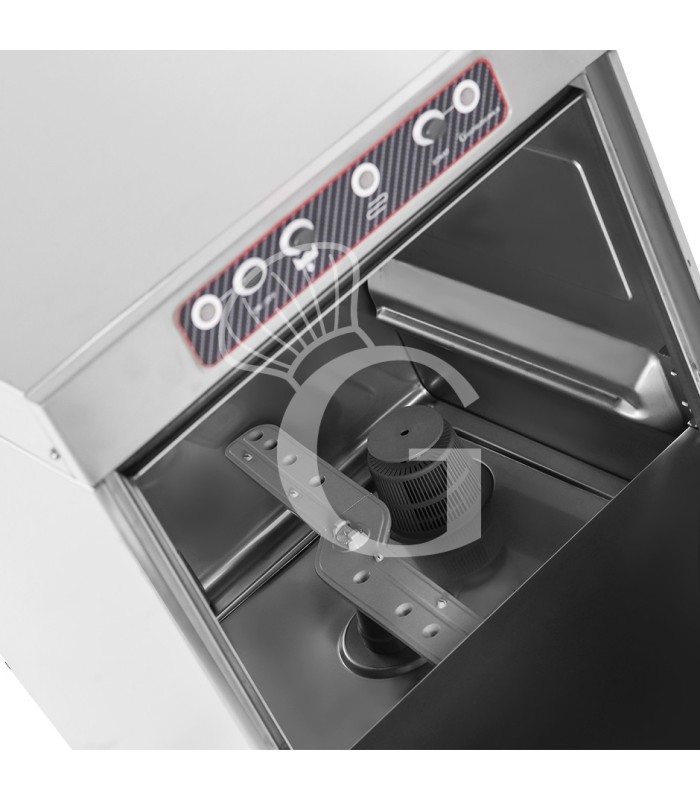 Lavavasos electromecánico con cesta de 400X400mm, altura de 270 mm