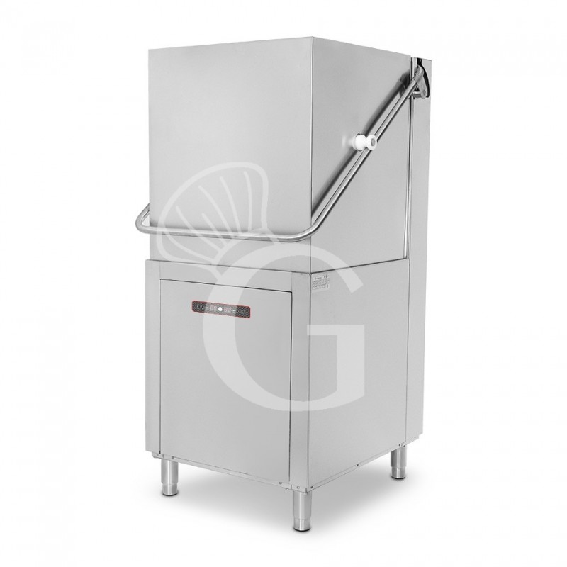 Lavavajillas de cúpula electrónico con cesta 500x500mm, altura 430 mm