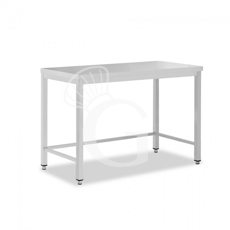Mesa de acero inoxidable L 1000 mm x P 700 mm x A 850 mm