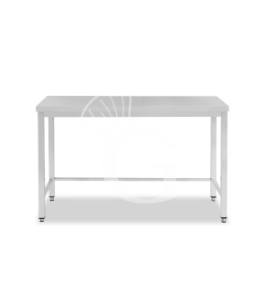 Mesa de acero inoxidable L 1500 mm x P 700 mm x A 850 mm