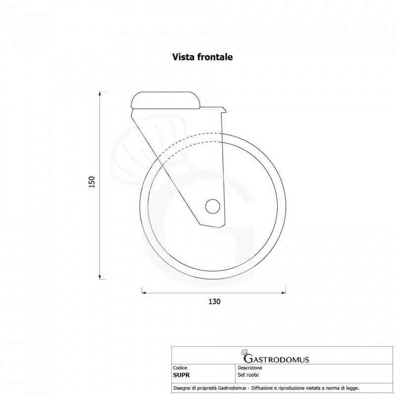 Dibujo técnico rueda