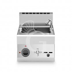 Cocedor de pasta eléctrico profesional de sobremesa 1 cuba - 20 LT - L 400 mm x P 650 mm x A 280 mm