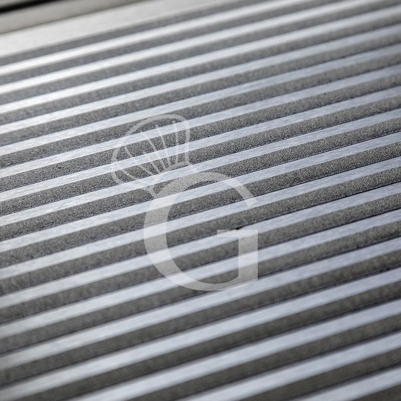 Fry Top eléctrico de sobremesa, una placa acanalada 3000 W Monofásico P 600 mm