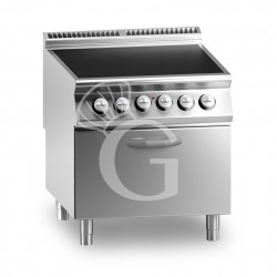 Cocina eléctrica vitrocerámica horno eléctrico de convección profundidad 900 mm