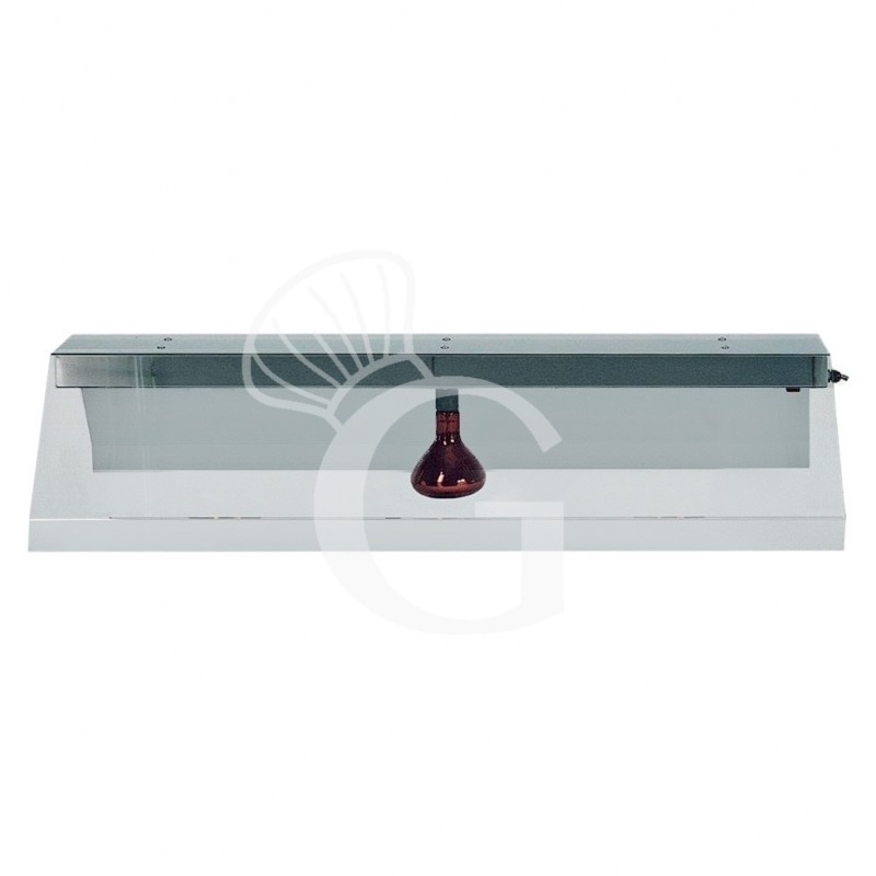 Estructura de acero inoxidable con 1 lámpara infrarroja