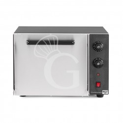 Horno eléctrico para 2 pizzas con un diámetro de 330 mm, equipado con 2 cámaras controladas mecánicamente