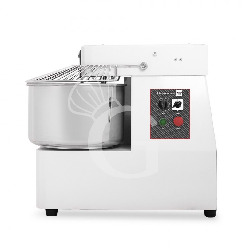 Amasadora con cabezal y cuba fijos, capacidad 30 Lt, tensión monofásica con 1 velocidad