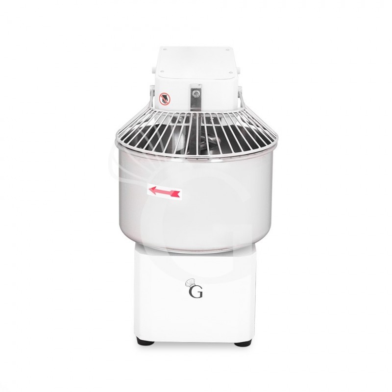 Amasadora con cabezal y cuba fijos, capacidad 30 Lt, tensión monofásica con 1 velocidad