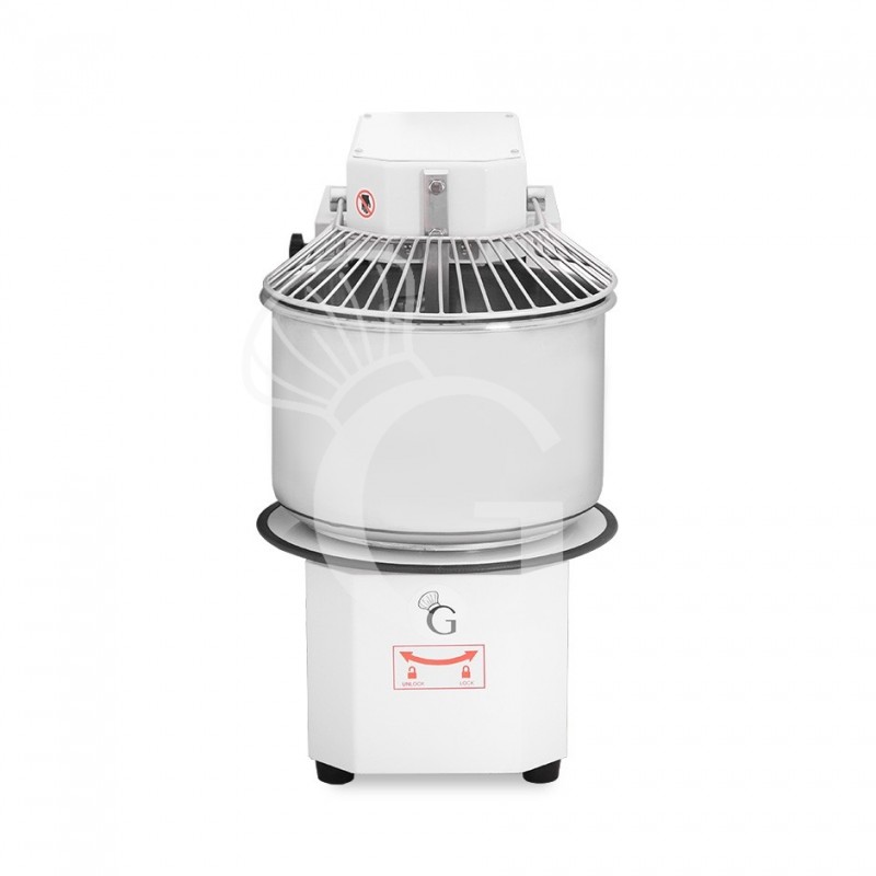 Amasadora de espiral con cuba extraíble, capacidad 30 LT, tensión monofásica con 1 velocidad Amasadora de espiral con cuba extraíble, capacidad 30 LT, tensión monofásica con 1 velocidad