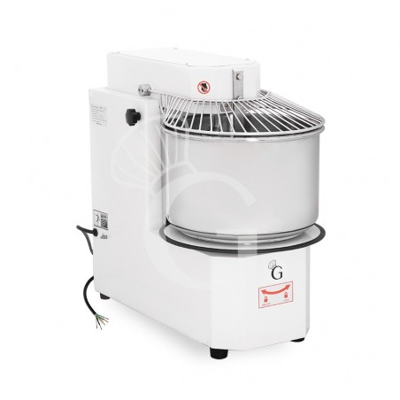 Amasadora de espiral con cuba extraíble, capacidad 30 LT, tensión trifásica con 2 velocidades Amasadora de espiral con cuba extraíble, capacidad 30 LT, tensión trifásica con 2 velocidades