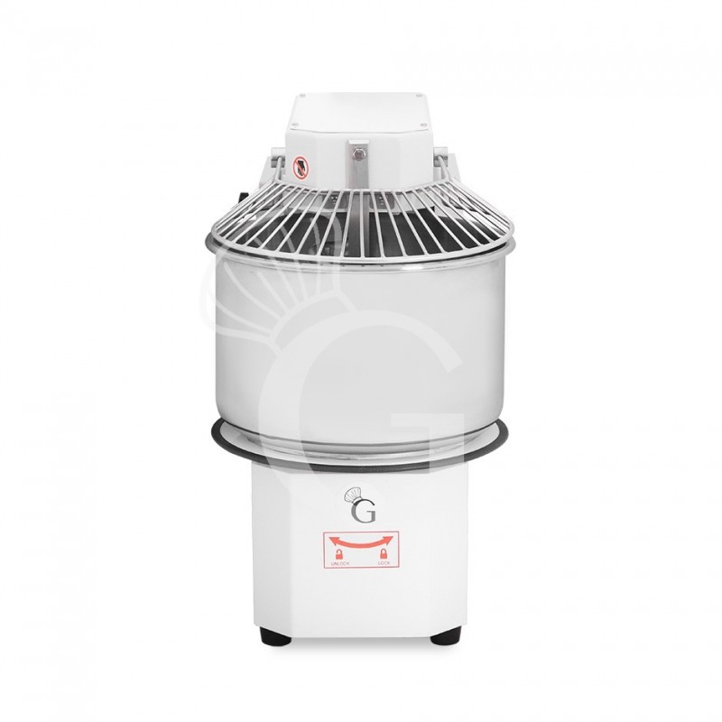 Amasadora de espiral con cuba extraíble, capacidad 40 LT, tensión monofásica con 1 velocidad Amasadora de espiral con cuba extraíble, capacidad 40 LT, tensión monofásica con 1 velocidad