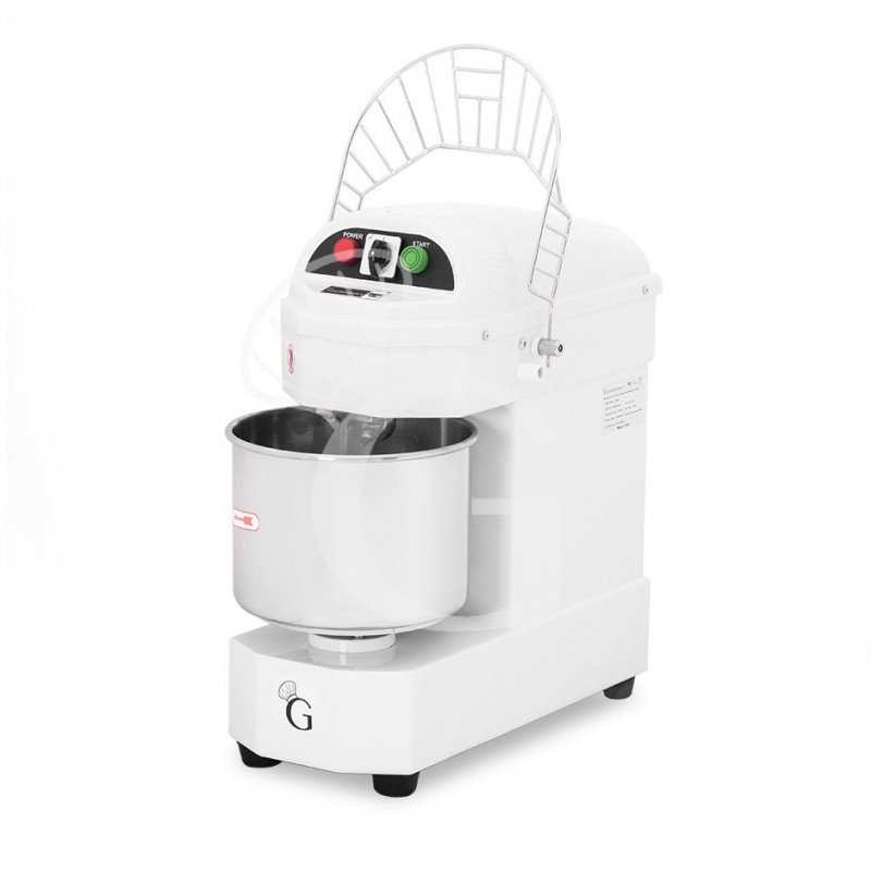 Amasadora con cabezal y cuba fijos, capacidad 10 Lt, tensión monofásica con 1 velocidad