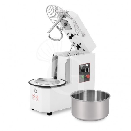 Amasadora de espiral con cuba extraíble, capacidad 30 LT, tensión monofásica con 1 velocidad Amasadora de espiral con cuba extraíble, capacidad 30 LT, tensión monofásica con 1 velocidad