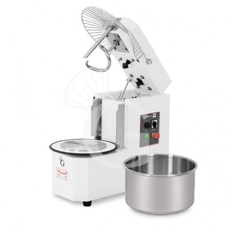 Amasadora de espiral con cuba extraíble, capacidad 40 LT, tensión monofásica con 1 velocidad Amasadora de espiral con cuba extraíble, capacidad 40 LT, tensión monofásica con 1 velocidad