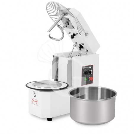 Amasadora de espiral con cuba extraíble, capacidad 50 LT, tensión monofásica con 1 velocidad Amasadora de espiral con cuba extraíble, capacidad 50 LT, tensión monofásica con 1 velocidad