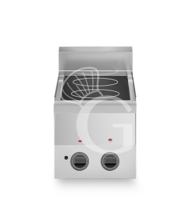 Cocina de sobremesa en vitrocerámica eléctrica 2 placas, 600 mm de profundidad