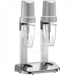 Batidora de helados 2 vasos de lexan 0,5 LT + 0,5 LT 120 W + 120 W L 300 mm x P 195 mm x A 485 mm