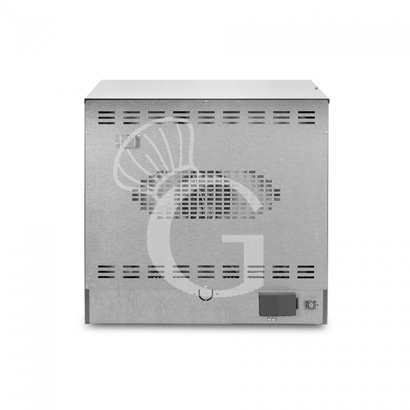 Horno eléctrico , mandos mecánicos, puerta abatible, monofásico para 4 bandejas 460x340 mm