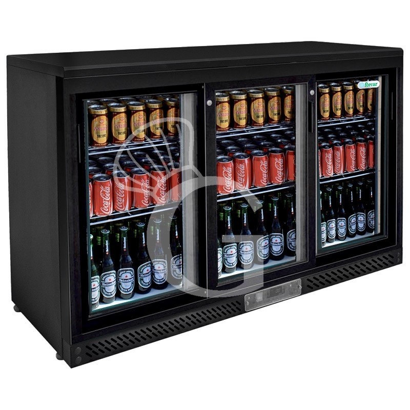 Armadio a refrigerazione ventilata per bibite 3 porte scorrevoli 335 LT +2°C/+8°C