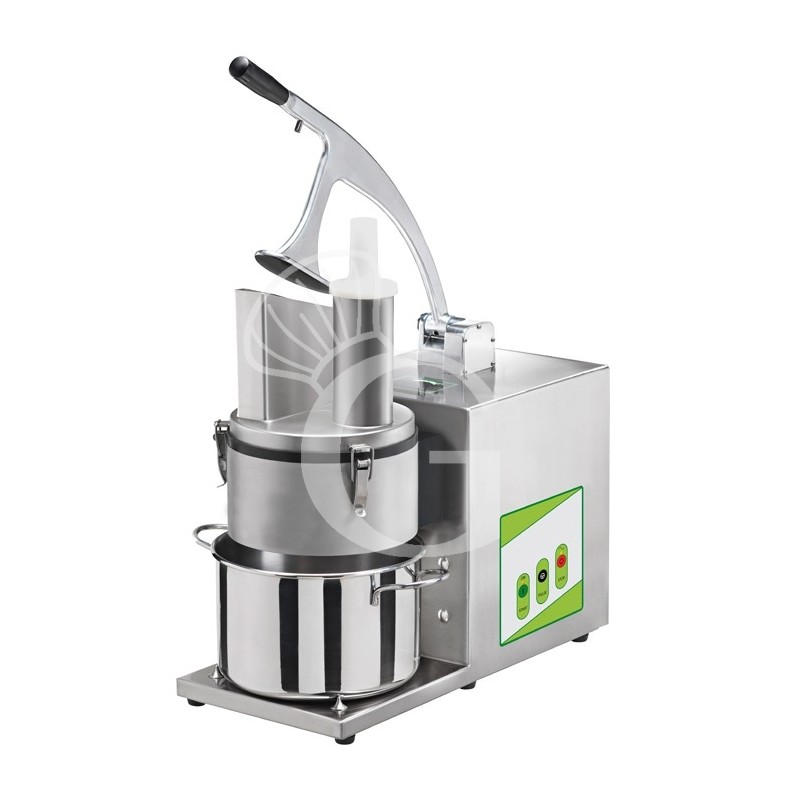 Cortador de verduras eléctrico monofásico con 5 discos - potencia 370 W - velocidad 310 rpm