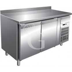 Mesa refrigerada con 3 puertas, alzada con cajón sobre el motor, profundidad 600 mm y temperatura -2°C/+8°C - Clase energética B