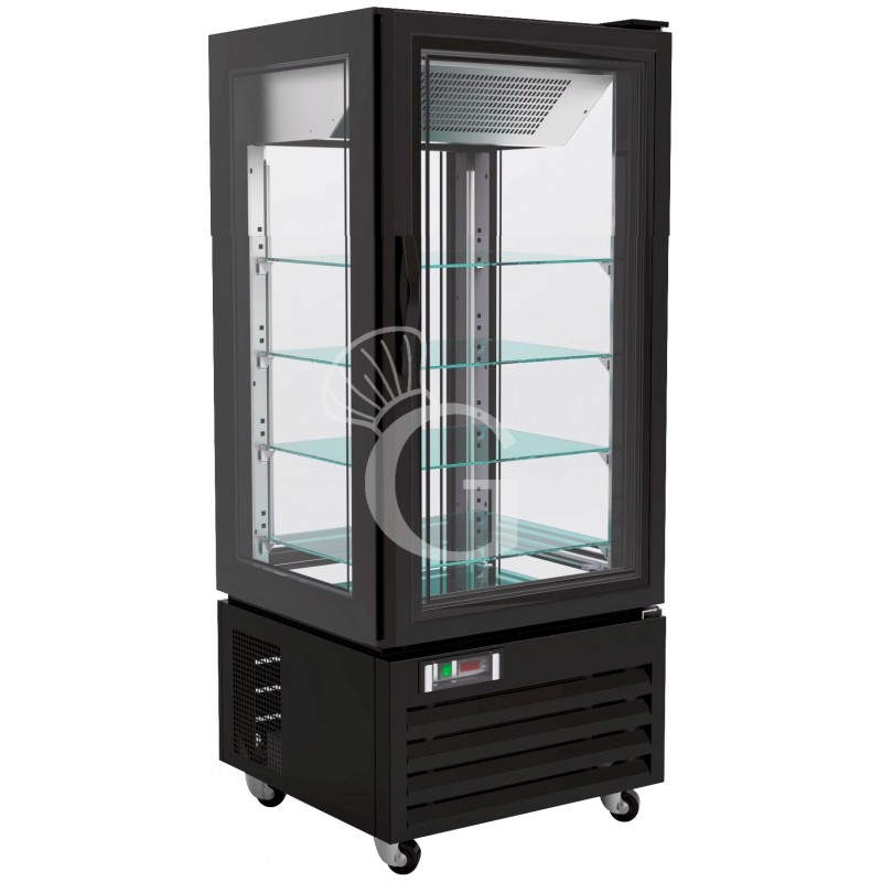 Expositor bebidas Refrigerado ventilado,  color negro  280 LT +2ºC / +8ºC clase energética C