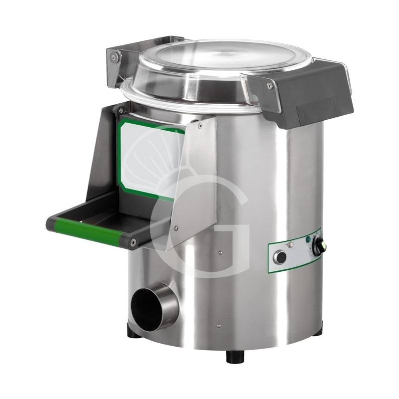 Limpiadora de mejillones de suelo, trifásica, capacidad 6/10 Kg, rendimiento 120 Kg/h