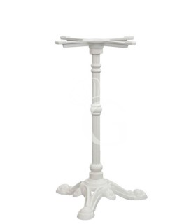 Base de hierro fundido pintado, pies regulables – altura 710 mm