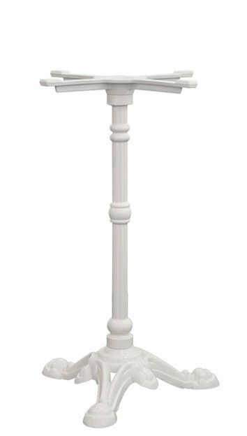 Base de hierro fundido pintado, pies regulables – altura 710 mm