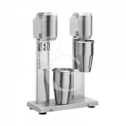 Batidora de 2 vasos de acero inox y potencia 0,4 KW+ 0,4 Kw