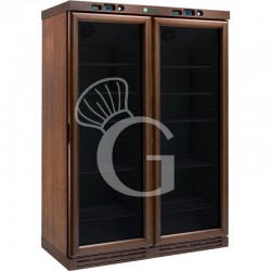 Vinoteca de madera 340LT + 340LT, T regulable de+2°C/+8°C  -18ºC/-22ºC