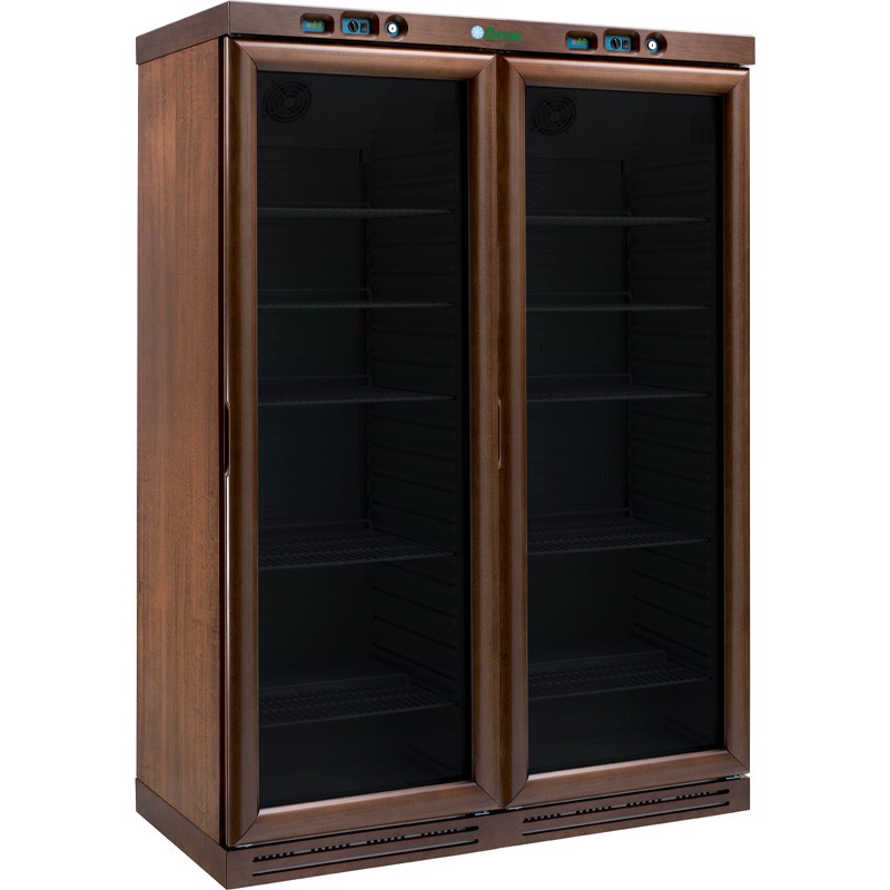 Vinoteca de madera 340LT + 340LT, T regulable de+2°C/+8°C  -18ºC/-22ºC