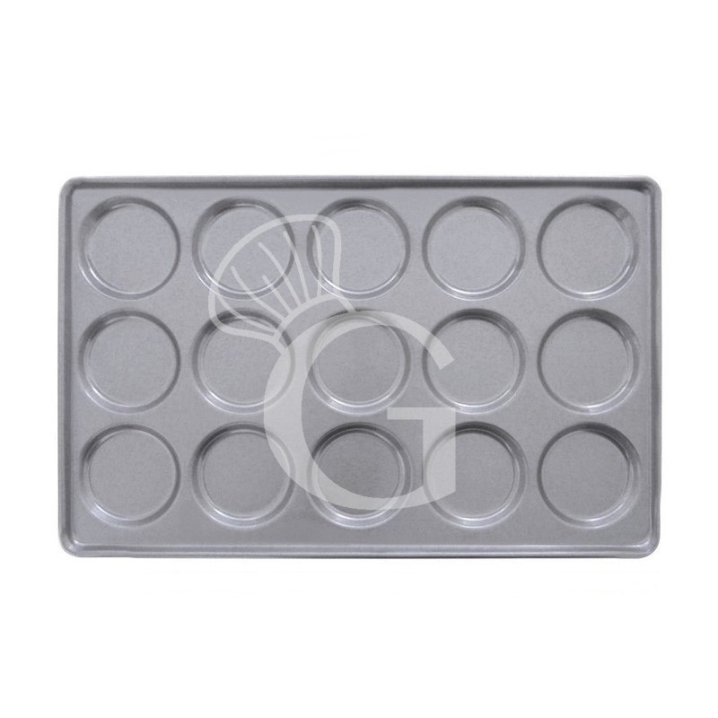 Bandeja rectangular para hamburguesas fabricada en chapa aluminizada  L 600 mm x P 400 mm x H 14 mm Bandeja rectangular para hamburguesas fabricada en chapa aluminizada  L 600 mm x P 400 mm x H 14 mm