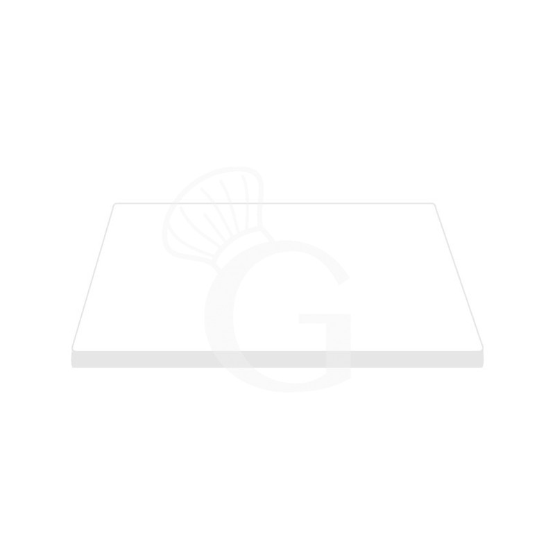Tablero cuadrado laminado HPL 800x800 mm, espesor 10 mm