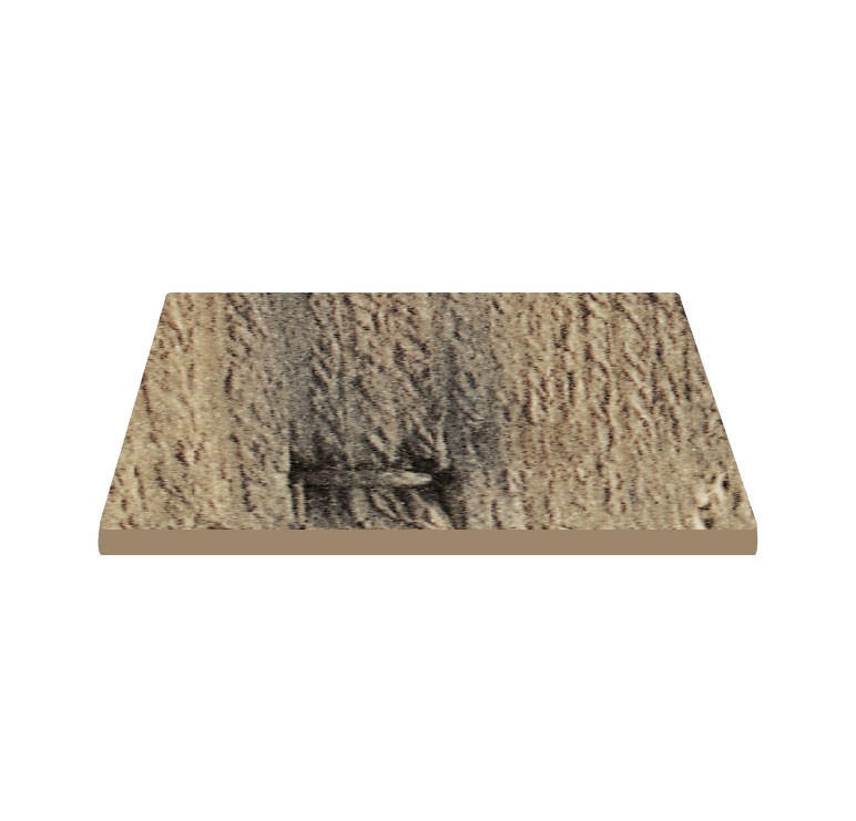 Tablero cuadrado laminado HPL , 700x700 mm , espesor 10 mm