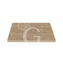Tablero cuadrado laminado HPL 800x800 mm, espesor 10 mm