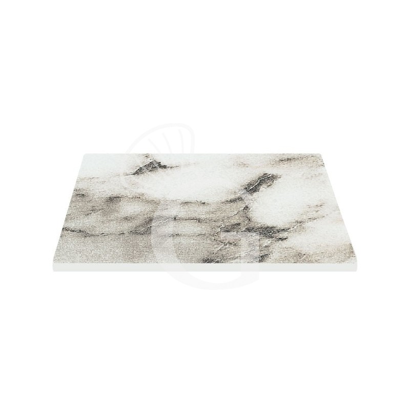 Tablero cuadrado laminado HPL 800x800 mm, espesor 10 mm