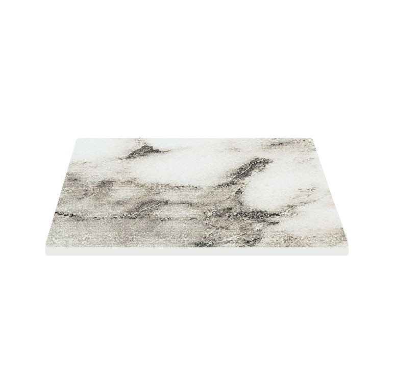 Tablero cuadrado laminado HPL 800x800 mm, espesor 10 mm