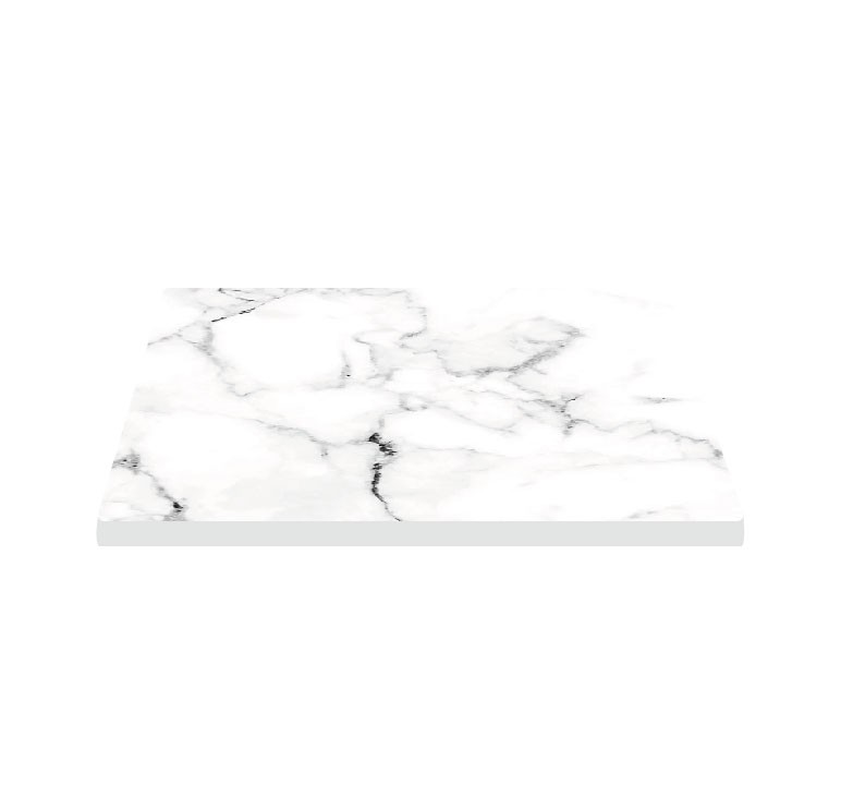 Tablero cuadrado laminado HPL 800x800 mm, espesor 10 mm