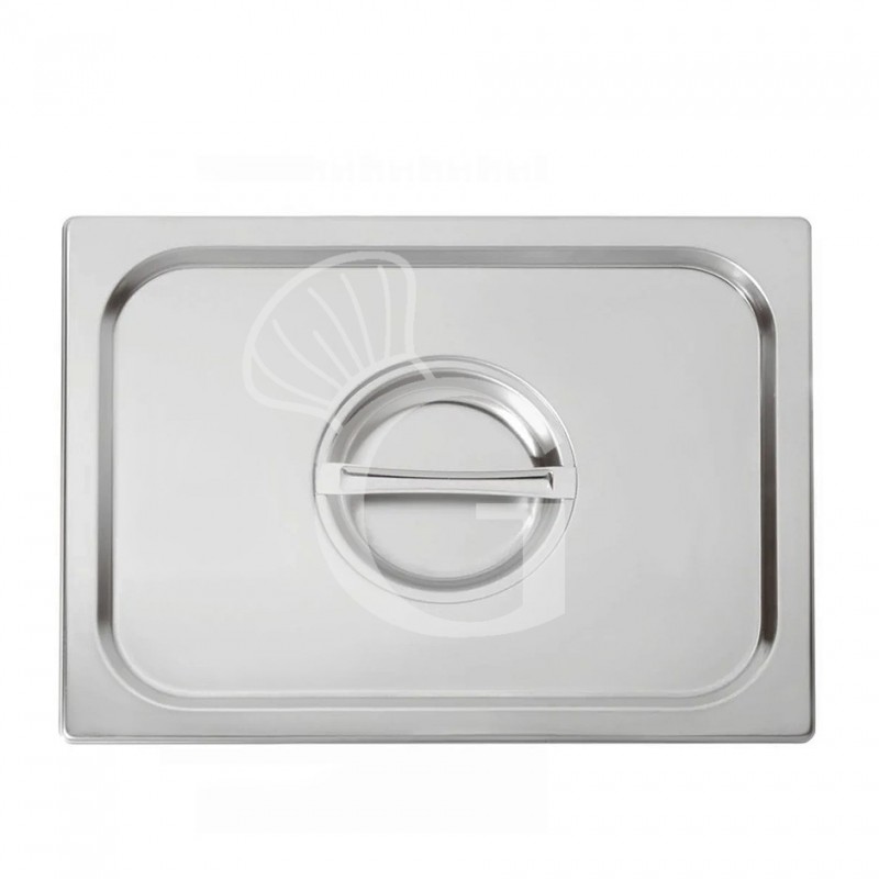 Tapa de acero inox capacidad GN 1/1 L 530mm x P 325 m