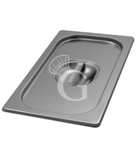 Tapa de acero inox GN 1/3  325 mm x  175 mm
